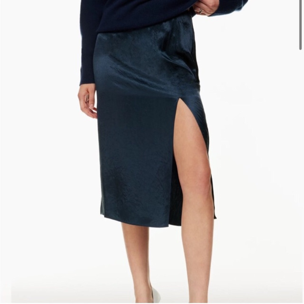 nwot Babaton midi slip slit skirt Total eclipse 10